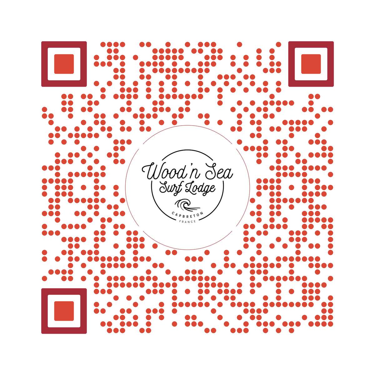 QR code vers la démonstration Wood'n Sea Surf Lodge